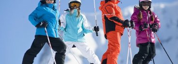 Простые способы научить ребенка кататься на лыжах